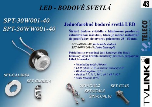 KatalÃ³govÃ© listy - osvetlenie LED - EL-Mont