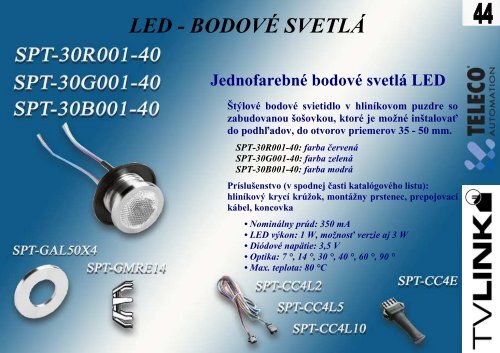 KatalÃ³govÃ© listy - osvetlenie LED - EL-Mont