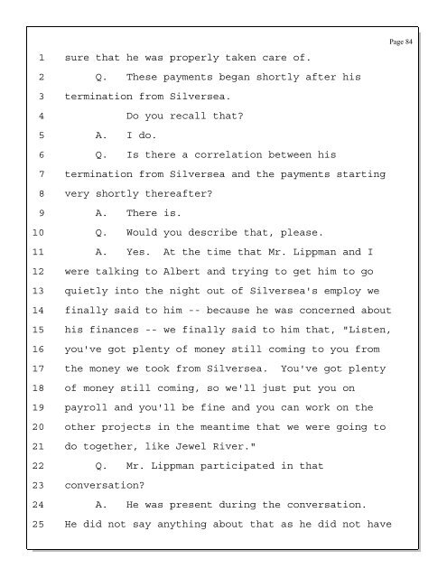 Deposition Transcript of Scott Rothstein (Albert ... - Trustee Services