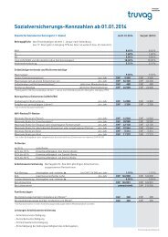 Download PDF Sozialversicherungs-Kennzahlen 2013 - Truvag ...