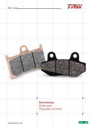 BremsbelÃ¤ge Brake pads Plaquettes de freins - Produkte24.com