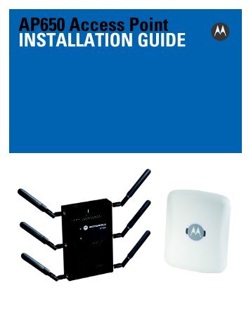 6 AP-650 Access Point China ROHS Compliance - Enterprise