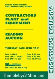 COnTRaCTORs PlanT and eQUiPMenT Reading aUCTiOn