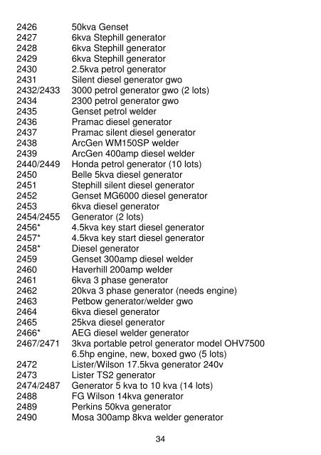 COnTRaCTORs PlanT and eQUiPMenT Reading aUCTiOn