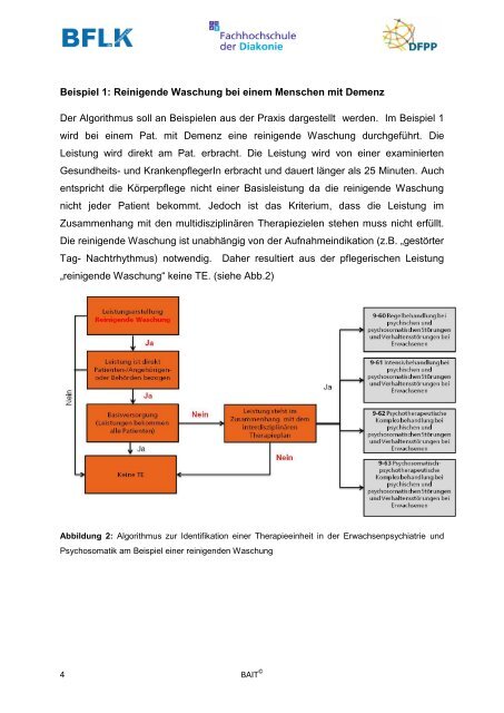 Bielefelder Algorithmus zur Identifikation einer Therapieeinheit (BAIT© EP+PS)