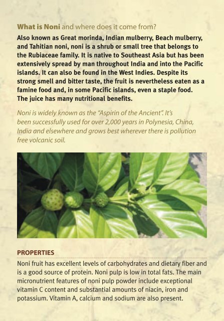 Species brochure-Noni Morinda citrifolia.pdf - Crops for the Future