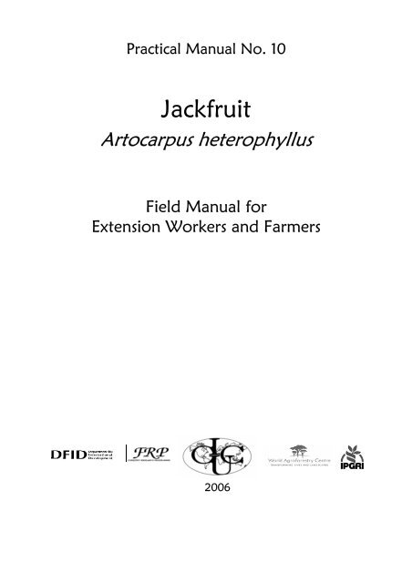 Jackfruit extension manual.pdf - Crops for the Future