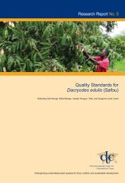 Quality Standards for Dacryodes edulis (Safou) - Crops for the Future