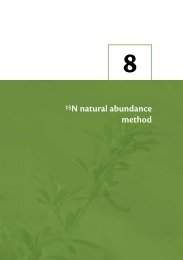 15N natural abundance method - ACIAR