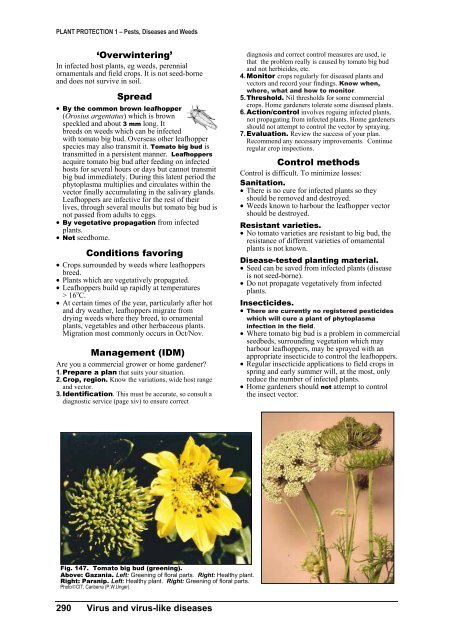 PLANT PROTECTION 1 â Pests, Diseases and Weeds