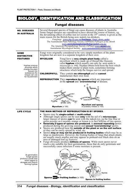 PLANT PROTECTION 1 â Pests, Diseases and Weeds