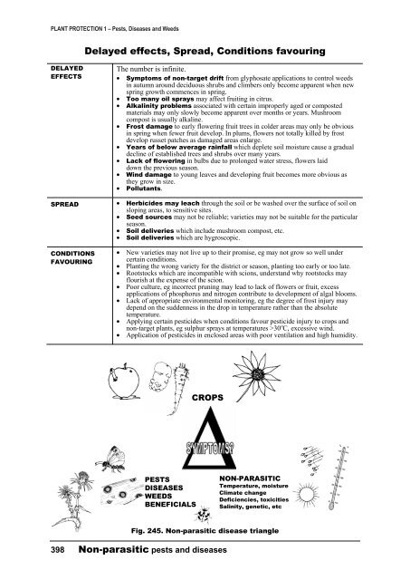 PLANT PROTECTION 1 â Pests, Diseases and Weeds