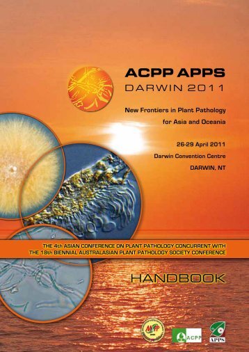 APPS 2011 Handbook - Australasian Plant Pathology Society