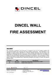Dincel-Wall Fire Assessment - Dincel Construction System