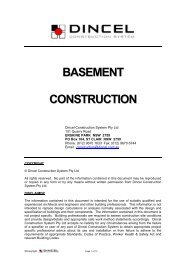 Basement Construction - Dincel Construction System
