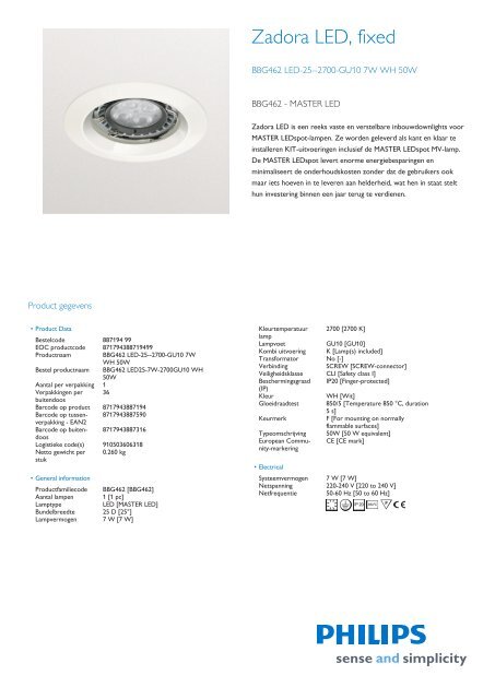 Philips BBG462 LED-25 - GoedkoperMetLed.nl