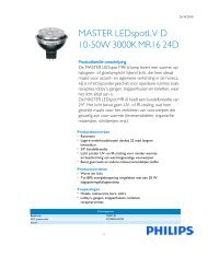 MASTER LEDspotLV D 10-50W 3000K MR16 24D