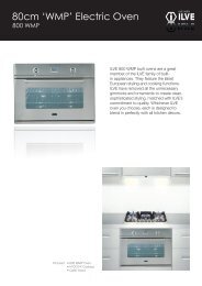 80cm 'WMP' Electric Oven - Ilve