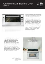 90cm Premium Electric Oven - Ilve