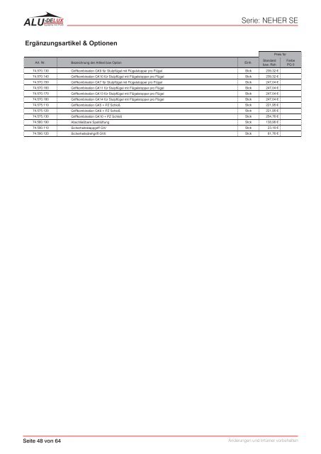 Preisliste 64 Seiten.indd