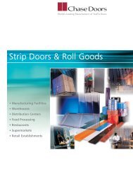 Strip Doors & Roll Goods - Chase Doors