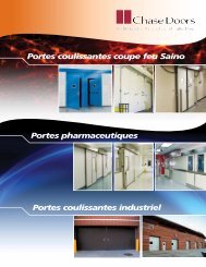 Porte pharmaceutique - Chase Doors