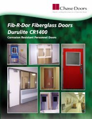 Fib-R-Dor Fiberglass Doors Durulite CR1400 - Chase Doors