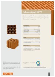 Schwerziegel 30 VZ - Ziegelwerk Eder GmbH & Co KG