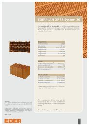 EDERPLAN XP 38 System 20
