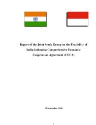 Report of the Joint Study Group on the Feasibility of India-Indonesia ...