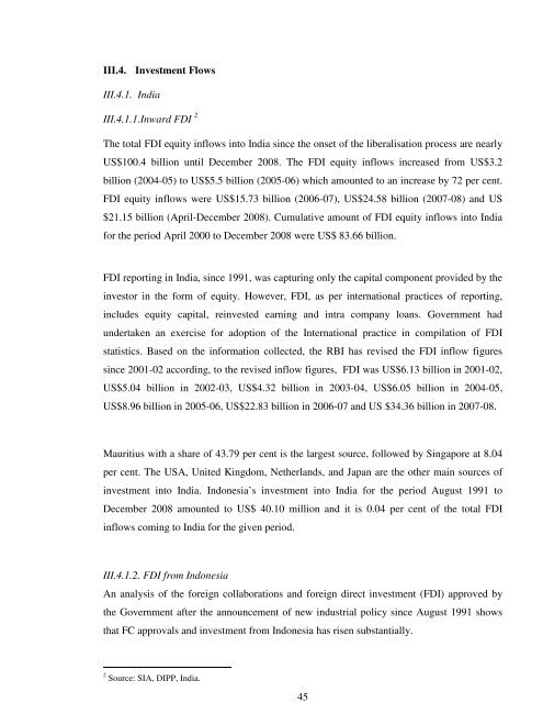 Report of the Joint Study Group on the Feasibility of India-Indonesia ...