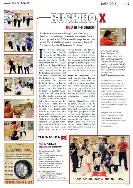 Event-Magazin mit Regional-Tipp | Ausgabe 12. | Oktober 2014