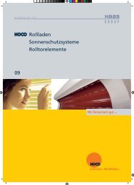 Rollladen Sonnenschutzsysteme Rolltorelemente 09 - Hoco