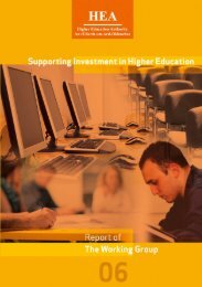 executive summary and recommendations - Higher Education ...