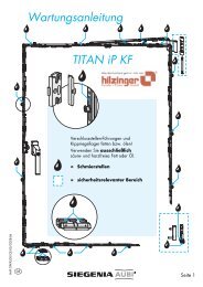 und Einstellanleitung fÃ¼r Dreh- / Kippfenster - Hilzinger