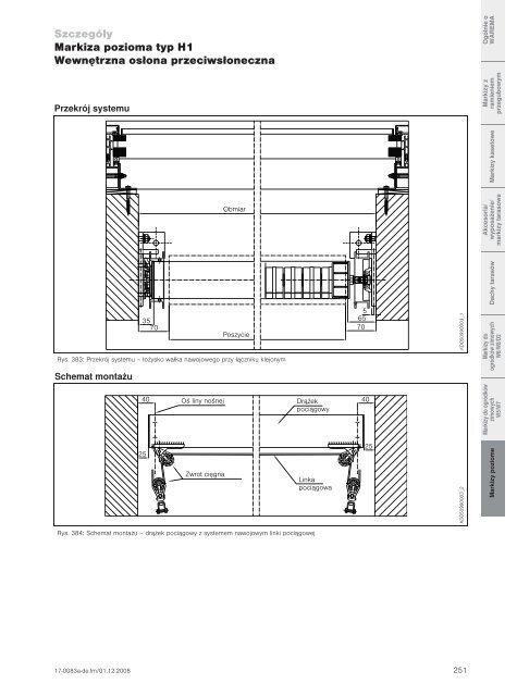 opis techniczny osÅon typy H1/2