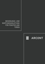 BEDIENUNGS- UND WARTUNGSANLEITUNG FÃ¼R ... - Arcont IP