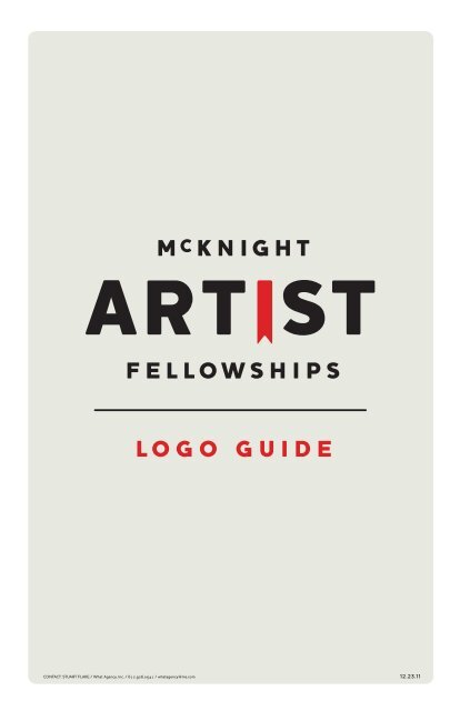 Logo Usage Guide - McKnight Foundation