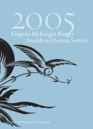 2005 Awardees, 1.2 MB - McKnight Foundation