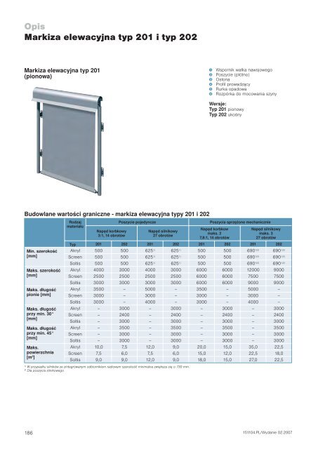 Katalog osÅon przeciwsÅonecznych Kata log os Åon p ... - Å»aluzje