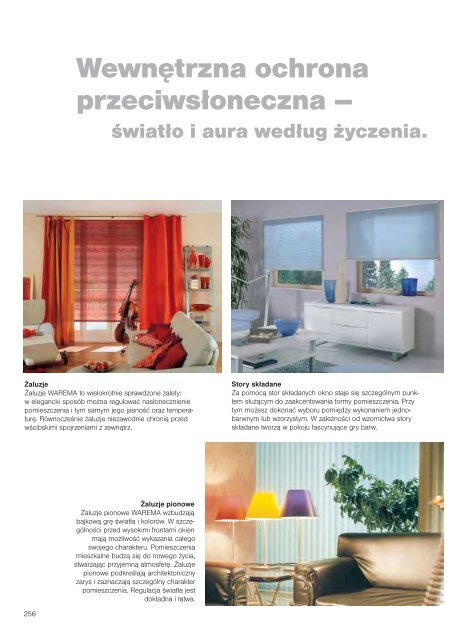 Katalog osÅon przeciwsÅonecznych Kata log os Åon p ... - Å»aluzje