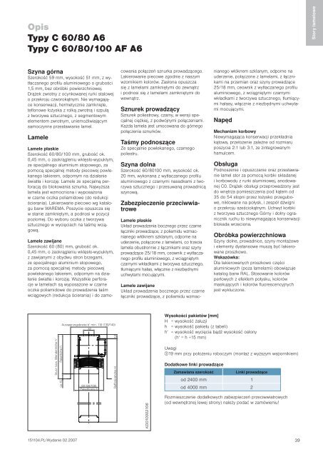 Katalog osÅon przeciwsÅonecznych Kata log os Åon p ... - Å»aluzje