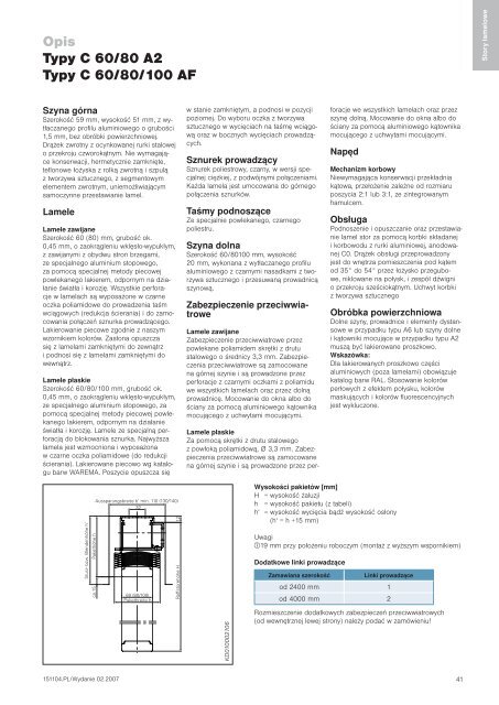 Katalog osÅon przeciwsÅonecznych Kata log os Åon p ... - Å»aluzje