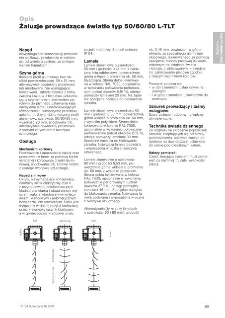 Katalog osÅon przeciwsÅonecznych Kata log os Åon p ... - Å»aluzje