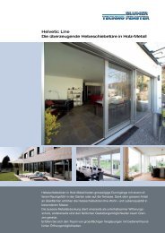 HST Holz-Metall Helvetic Line - Blumer Techno Fenster