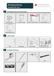 Montageanleitung für Rollos als PDF herunterladen - rollo-laden