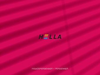 FASADEPERSIENNER + PERSIENNER - Hella Sonnen