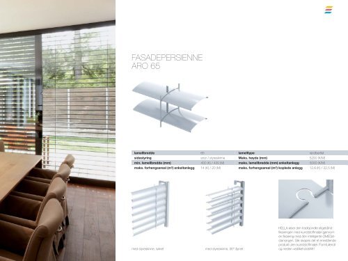 FASADEPERSIENNER + PERSIENNER - Hella Sonnen