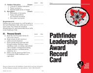 PLA Record Card