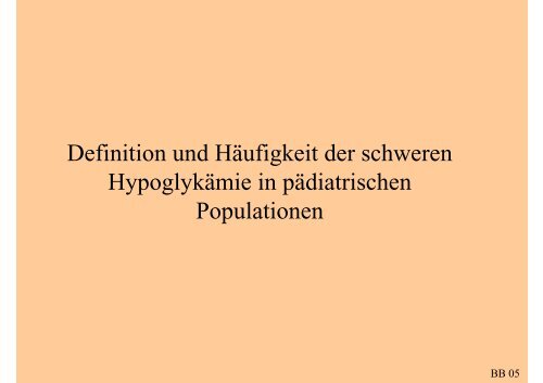 Hypoglykämie-Wahrnehmungstraining - Index of